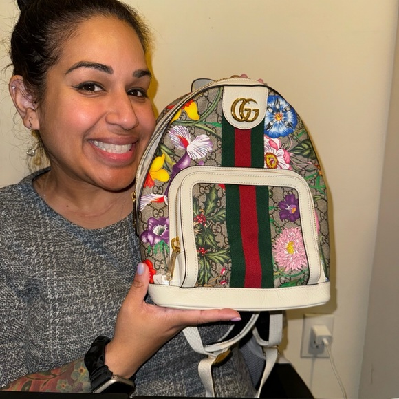 Gucci Ophidia flora web back pack - Picture 3 of 6